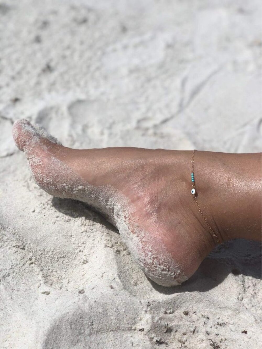 Anklet for Women Gold Chain 14K Gold Plated Dainty Boho Beach Summer Simple Foot - Picture 3 of 7